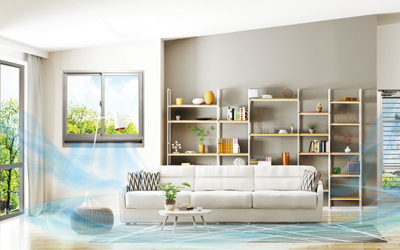 採風機能付き商品の拡充